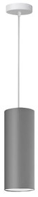 Luster na lanku ZIK 1xE27/40W/230V šedá