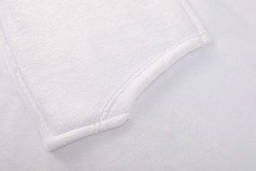 Deka s rukávmi HOODIE biela