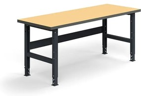 Dielenský stôl TRUST, 2000x760 mm, 300 kg, tvrdená doska