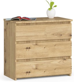 Komoda Cleania CL3 (dub artisan). Akcia -18%. Vlastná spoľahlivá doprava až k Vám domov. 1128595
