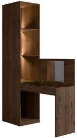 Regál s písacím stolom/Toaletný stolík Wenecja 25 orech elegant