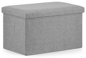 Set štyroch skladacích taburetiek, sivá XL (4ks)