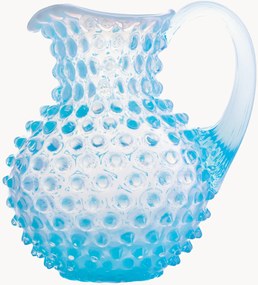 Ručne fúkaný džbán Opaline Paris Hobnail