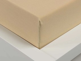 XPOSE® Jersey plachta Exclusive - béžová 160x200 cm