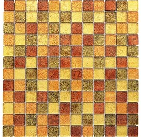 Sklenená mozaika CM 4AL14 mix 30x30 cm
