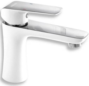 Batérie umývadlová TINA 38001 / 1,1 biela bez výpuste