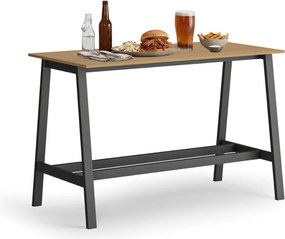 Vysoký barový stôl, 1600 x 800 mm, buk