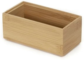 Organizér Compactor Bamboo Box, 15 x 7,5 x 6,5 cm, prírodné drevo