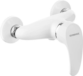 Kuchinox Kakadu, nástenná sprchová batéria bez sprchového setu, biela, LAV-BKK_640D
