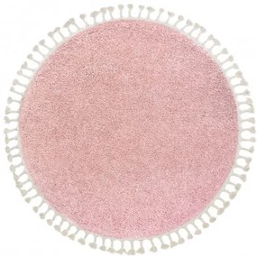 Koberec BERBER 9000 kruh ružový Fredzle berber marokánsky shaggy