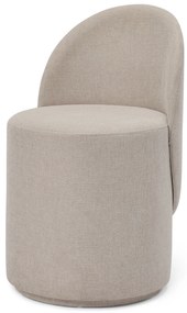 Otočná taburetka s chrbtovou opierkou