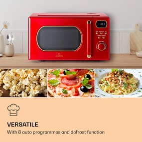 Klarstein Julieta, mikrovlnná rúra s grilom, 20 l, 700/800 W, Ø 25,5 cm, 8 programov