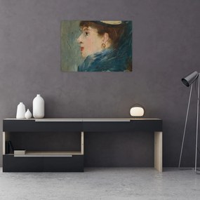 Sklenený obraz - Edouard Manet, Portrait of a Lady, reprodukcia (70x50 cm)