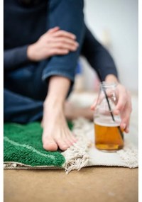 Svetlosivo-krémový prateľný ručne tkaný bavlnený koberec 140x200 cm Air Natural – Lorena Canals