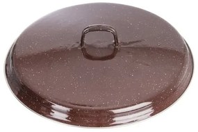 Orion Pokrievka smalt BROWN Lem, 33 cm, pr. 33 cm