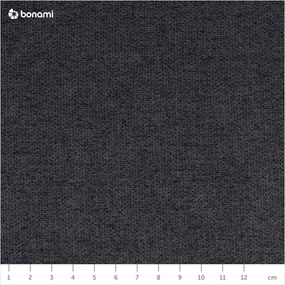 Tmavosivá rozkladacia rohová pohovka (pravý roh) Leon – Bobochic Paris