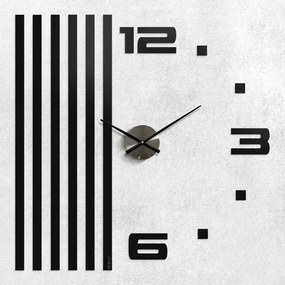 DUBLEZ | Lamelové nástenné hodiny z dreva - ONE