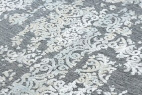 Koberec SOLE D3812 Ornament - ploské tkanie sivý / béžový