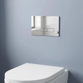 Tlačidlo k WC podomietkovým systémom REA HD K011A-Q, chróm