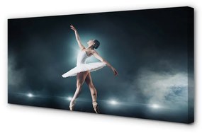 Obraz canvas Biely balet šaty žena 120x60 cm