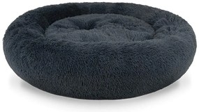 Plyšový pelech "M" 60 cm tmavo sivý
