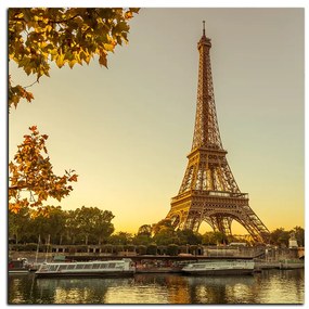 Obraz na plátne -  Eiffel Tower - štvorec 3110A (80x80 cm)