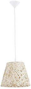 Luster na lanku CANNUCIA 1xE27/15W/230V krémová