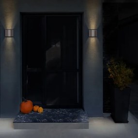 Brilagi - LED Vonkajšie nástenné svietidlo RONDO LED/6W/230V šedá IP54