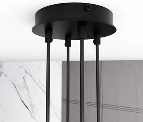 Luster na lanku MODUS 4xGX53/10W/230V čierna