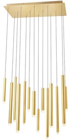 Redo 01-2054 - LED Luster na lanku MADISON 14xLED/4W/230V zlatá