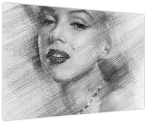 Obraz - Portrén Merilyn Monroe (90x60 cm)