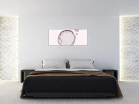 Obraz - Fialový minimalizmus N⁰4 (120x50 cm)