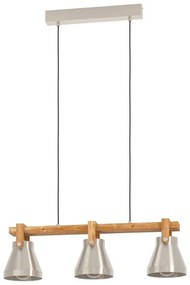 Eglo 43952 - Luster na lanku CAWTON 3xE27/40W/230V