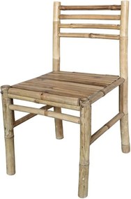 Prírodná bambusová stolička Bamboo Lyon - 45*45*81 cm