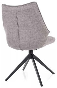 Jedálenská stolička Opal II, svetlo sivá