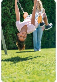 INTEX Detská záhradná hojdačka 44126 – dvojitá (klasická + bocianie hniezdo) pre 3 deti