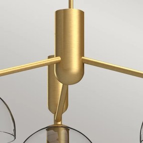 Alora Mood ALM-JUDE3-GD-CL - Luster na tyči JUDE 3xE27/60W/230V mosadz