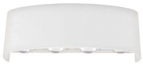 TOP LIGHT Svetlo nástenné Ray B, Biela