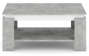 Konferenčný stolík LUNO sivý betón/antracit
