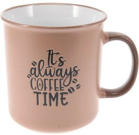 Kameninový hrnček Coffee hnedá, 710 ml