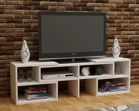 TV skrinka CARE 137 cm biela