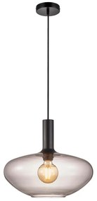 Nordlux - Luster na lanku ALTON 1xE27/60W/230V čierna