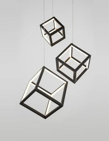 LED luster Gabbia 56 čierne