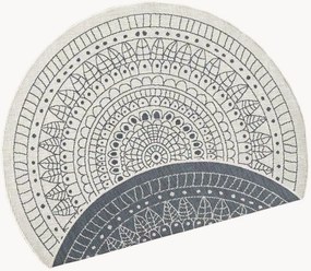 Okrúhly obojstranný koberec do interiéru/exteriéru Porto