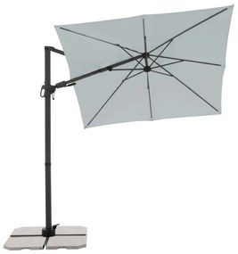 Derby DERBY DX 210 x 210 cm – kvalitný záhradný slnečník s bočnou nohou