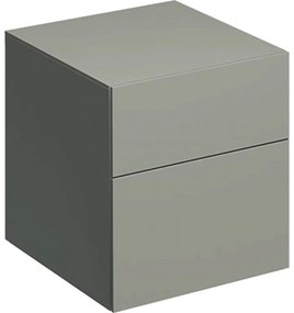 GEBERIT Xeno2 závesná nízka bočná skrinka, 2 zásuvky, 450 x 462 x 510 mm, šedo-béžová/matne lakované, 500.504.00.1
