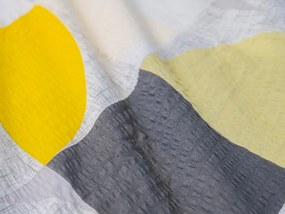 Krepové obliečky z Renforcé bavlny GEOMETRIES krémové Rozmer obliečky: 70 x 90 cm | 140 x 200 cm