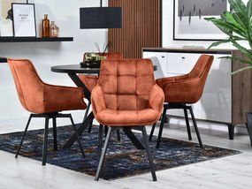 Stolička Aranbura (medená + čierna). Akcia -20%. Vlastná spoľahlivá doprava až k Vám domov. 1110907
