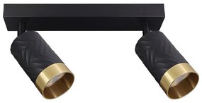 Bodové svietidlo ARRAS 2xGU10/10W/230V čierna