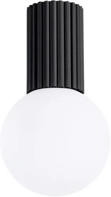 Sollux SL.1713 - Kúpeľňové stropné svietidlo HALO 1xG9/8W/230V IP44 čierna